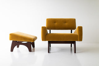 Canadian Modern Upholstered Ottoman 2315, Image 03