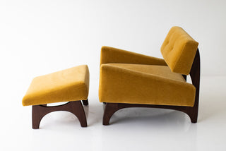 Canadian Modern Upholstered Ottoman 2315, Image 05