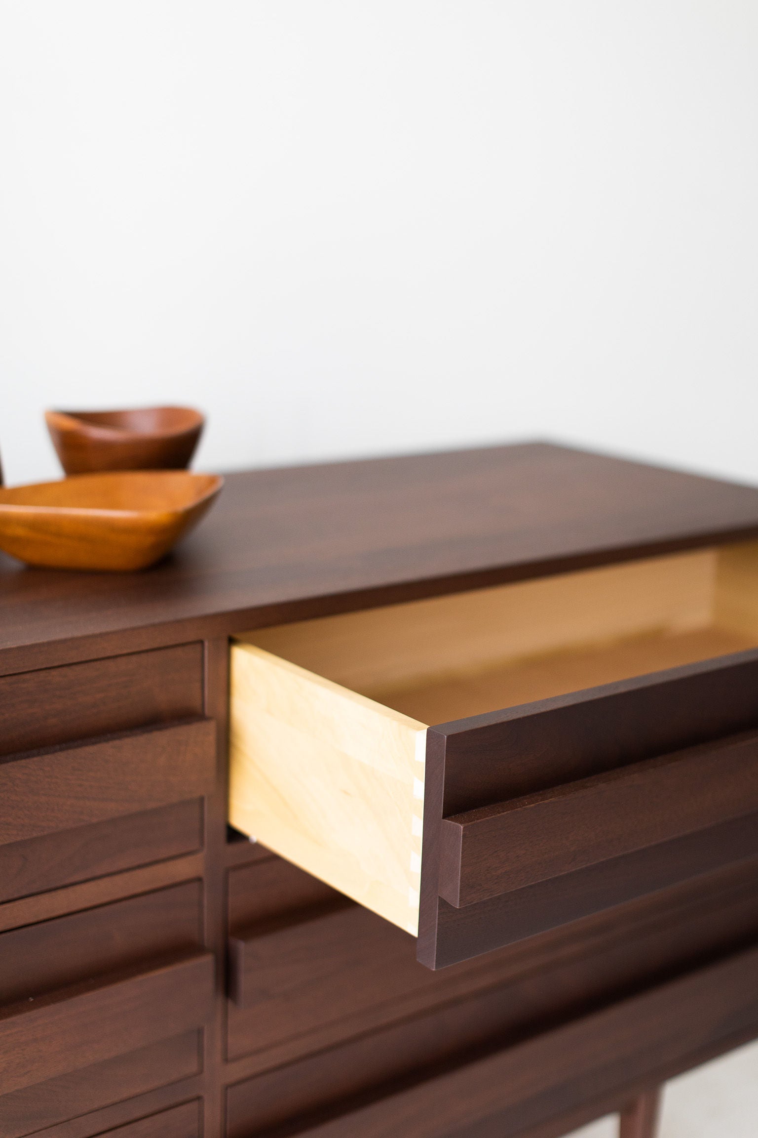 Modern Walnut Dresser - 1721