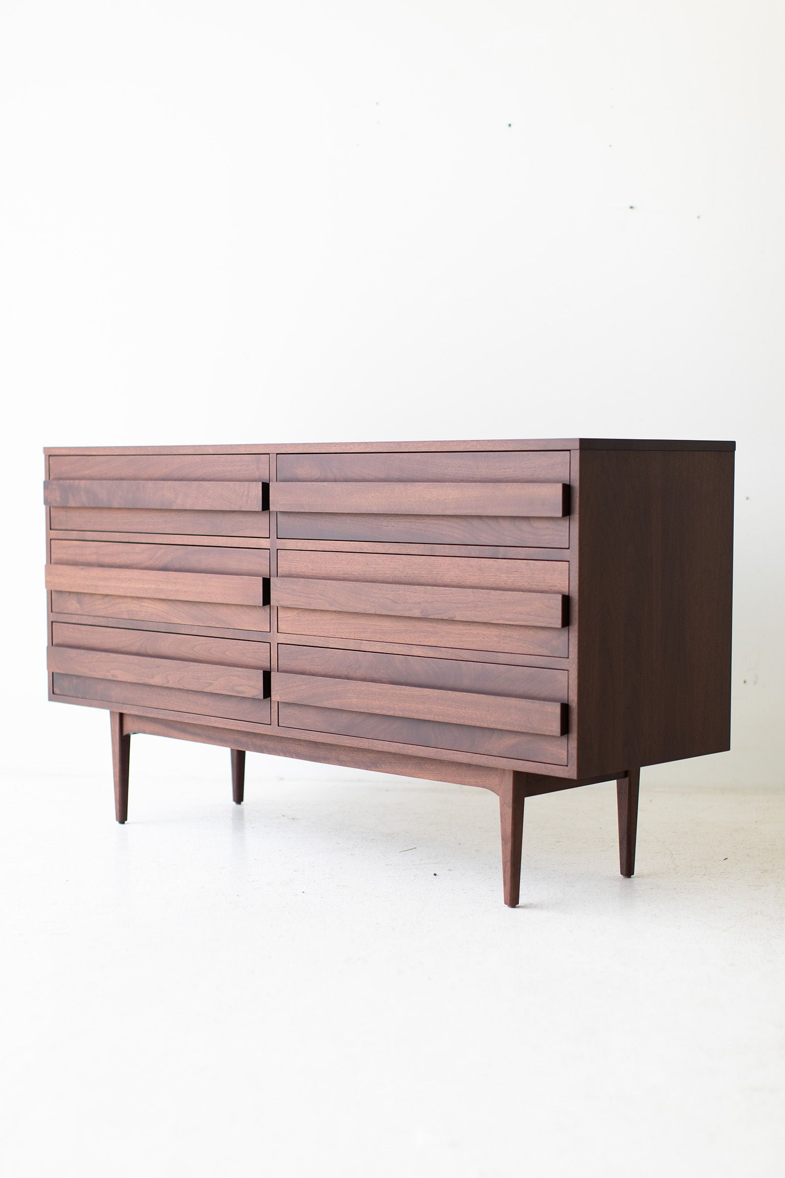 Modern Walnut Dresser - 1721