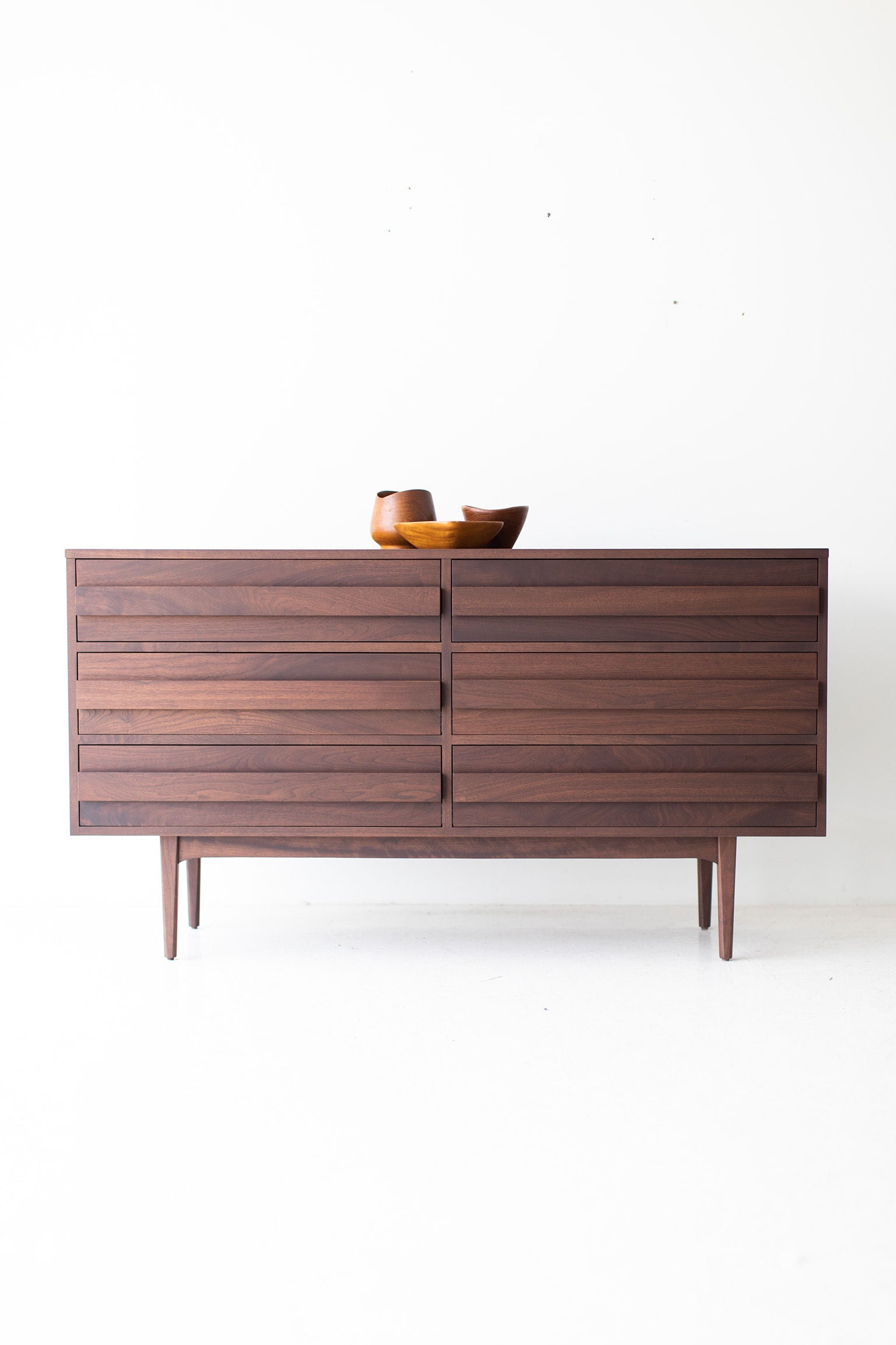 Modern Walnut Dresser - 1721