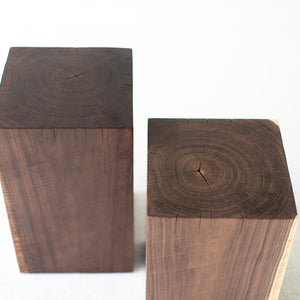 Modern Wood Side Tables Walnut 0621, Image 05
