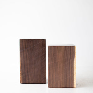 Modern Wood Side Tables Walnut 0621, Image 15