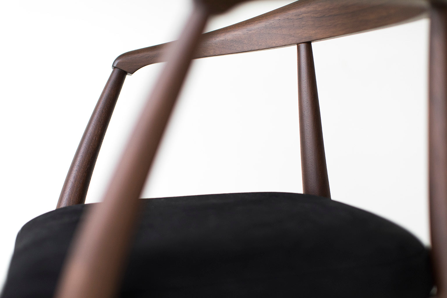 Peabody Modern Walnut Dining Arm Chair - 1708P