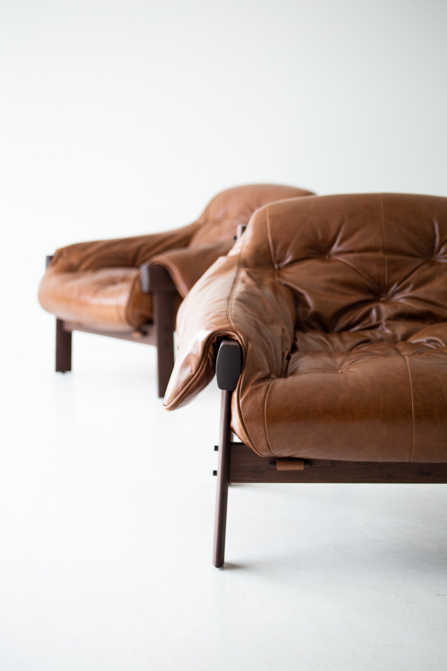 Percival Modern Leather Lounge Chairs MP - 41