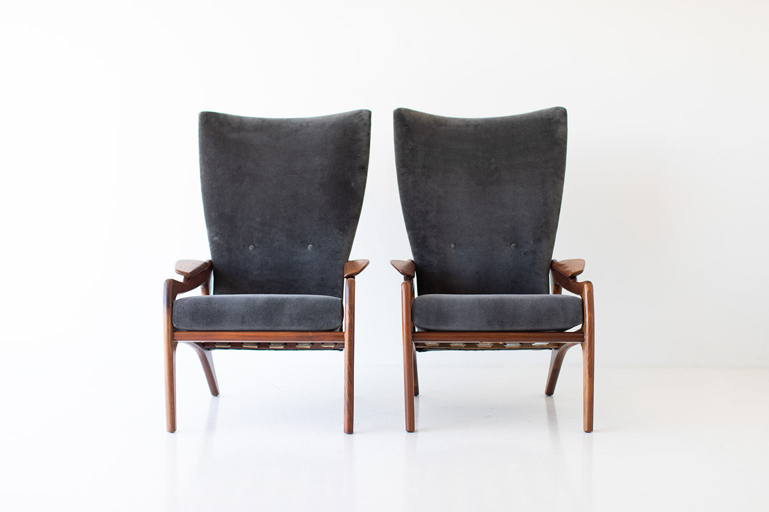 Adrian Pearsall High Back Lounge Chairs for Craft Associates Inc.