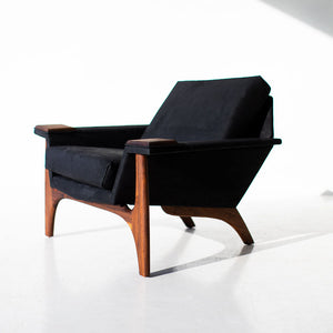Adrian Pearsall Leather Lounge Chair for Craft Associates Inc.