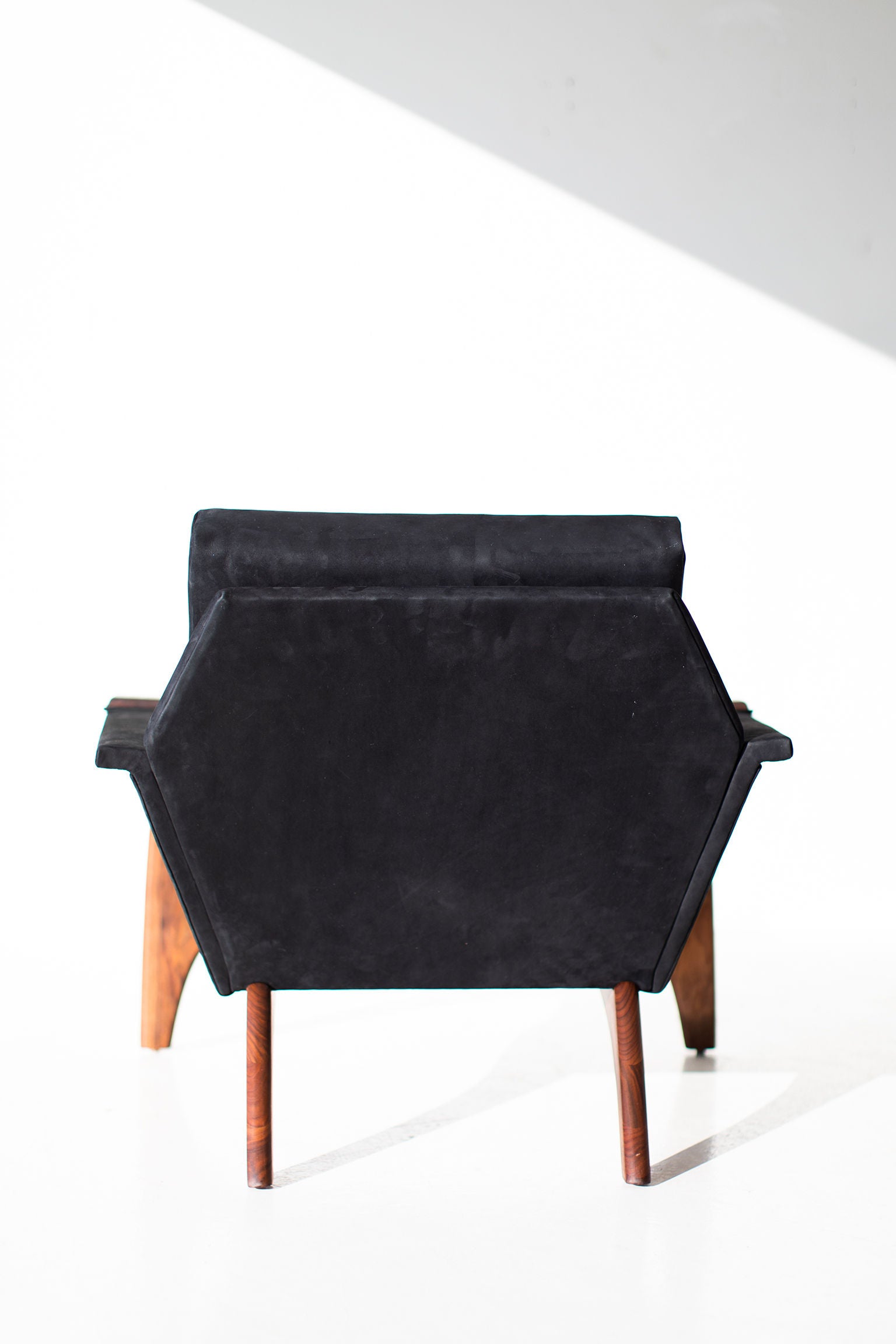 Adrian Pearsall Leather Lounge Chair for Craft Associates Inc.