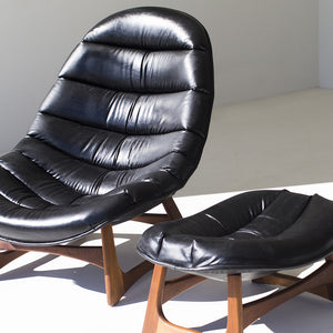 Adrian Pearsall Lounge Chair Ottoman Craft Associates Inc. 01031707, Image 06