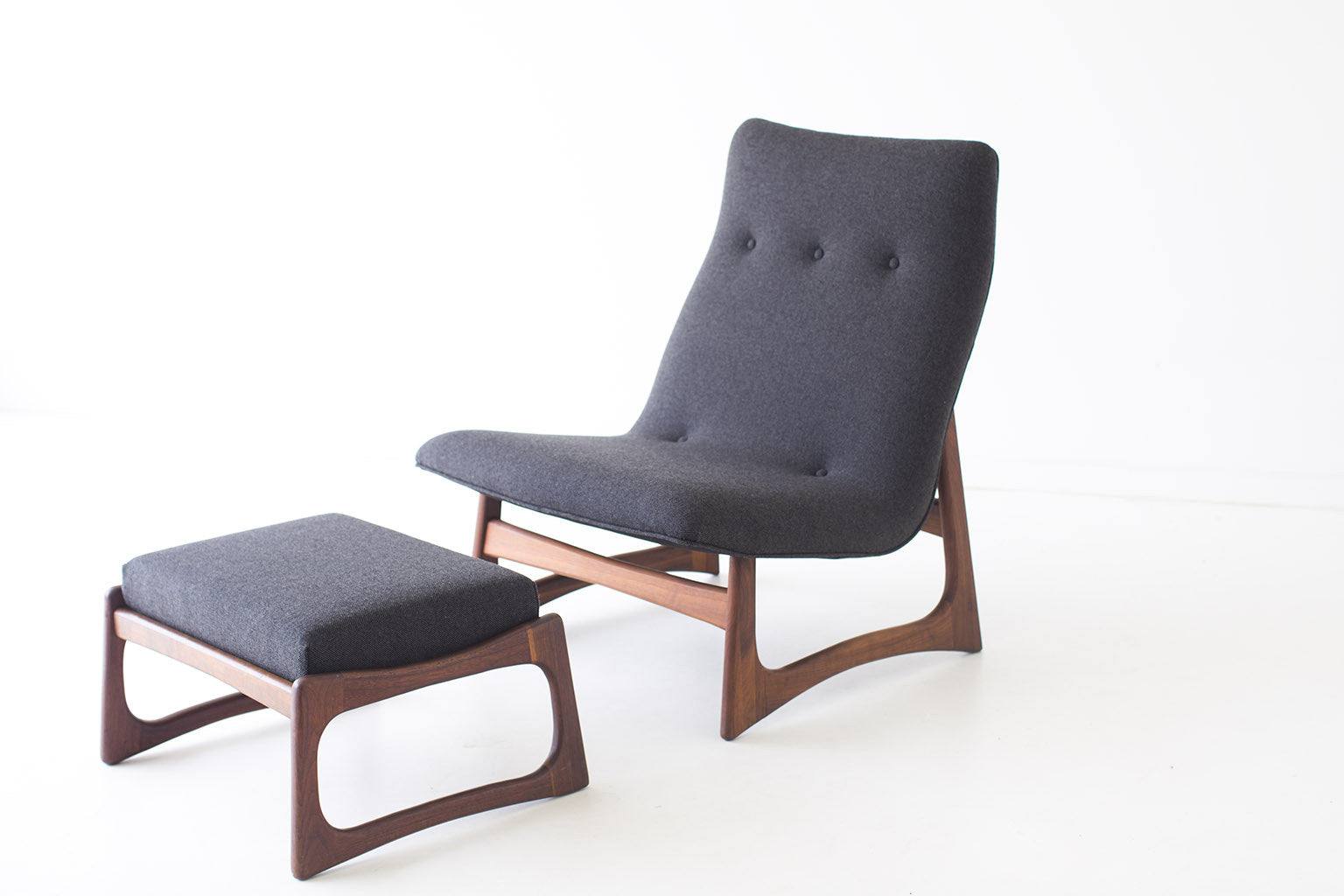 Adrian Pearsall Lounge Chair Ottoman Craft Associates 01181620, Image 01