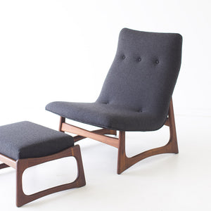 Adrian Pearsall Lounge Chair Ottoman Craft Associates 01181620, Image 01