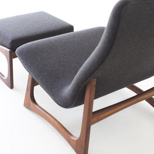 Adrian Pearsall Lounge Chair Ottoman Craft Associates 01181620, Image 09