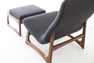 Adrian Pearsall Lounge Chair Ottoman Craft Associates 01181620, Image 09