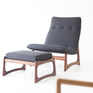 Adrian Pearsall Lounge Chair Ottoman Craft Associates 01181620, Image 10