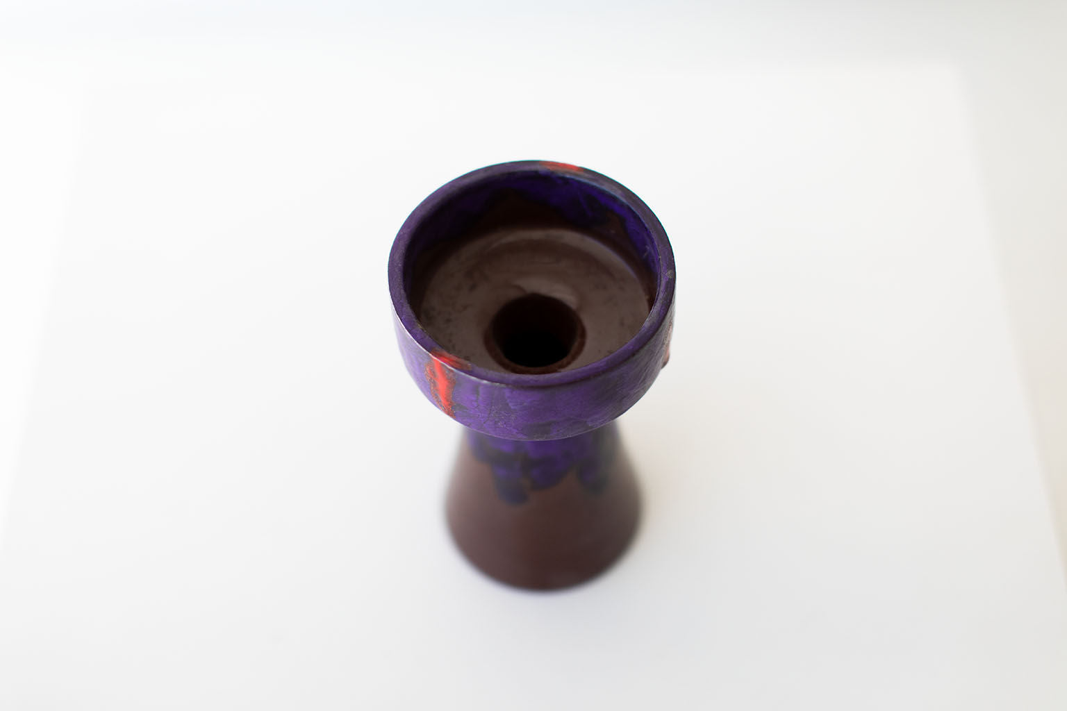 Bitossi Purple Candle Holder or Vase for Rosenthal Netter