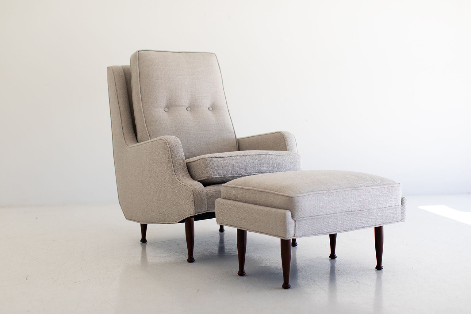 Erno Fabry Attributed Lounge Chair and Ottoman
