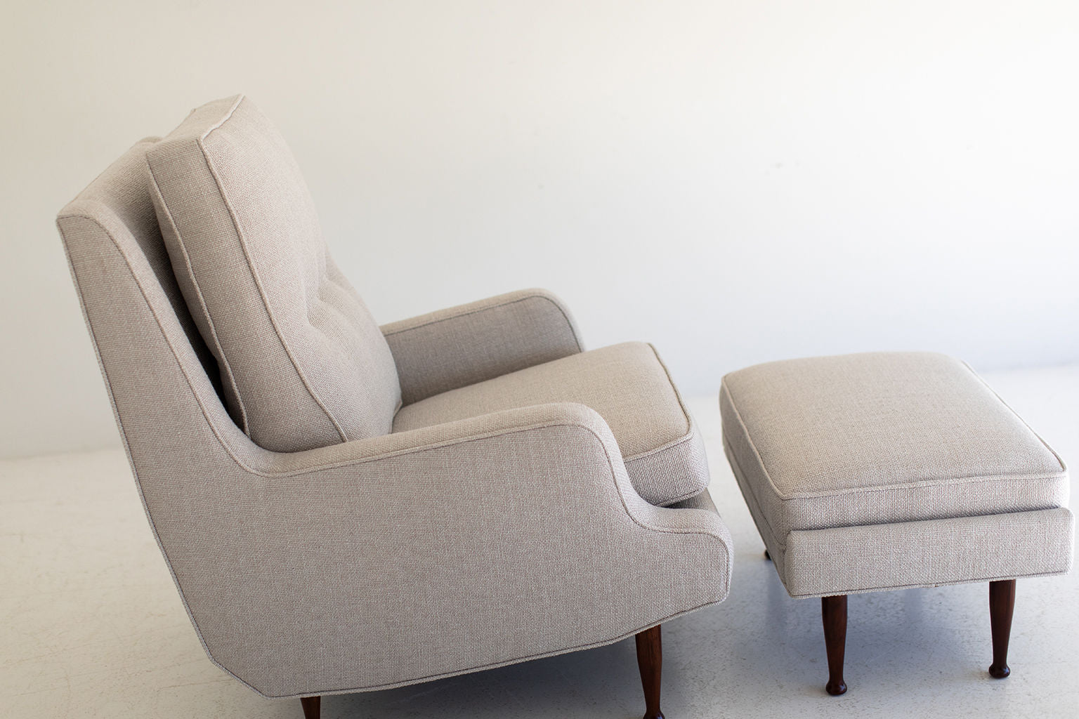 Erno Fabry Attributed Lounge Chair and Ottoman