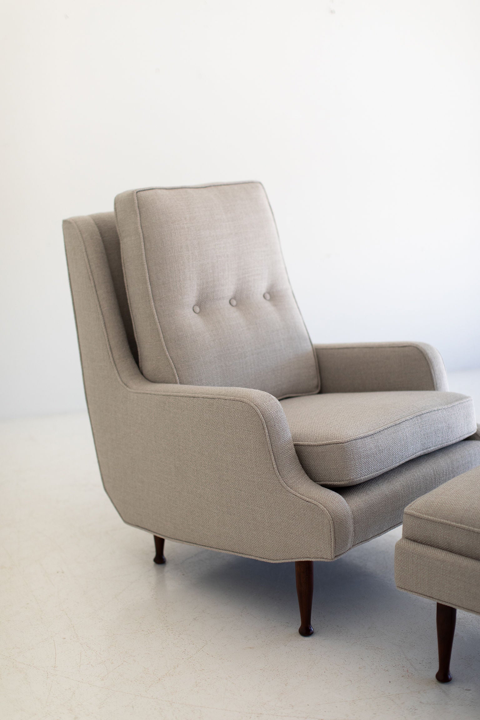 Erno Fabry Attributed Lounge Chair and Ottoman