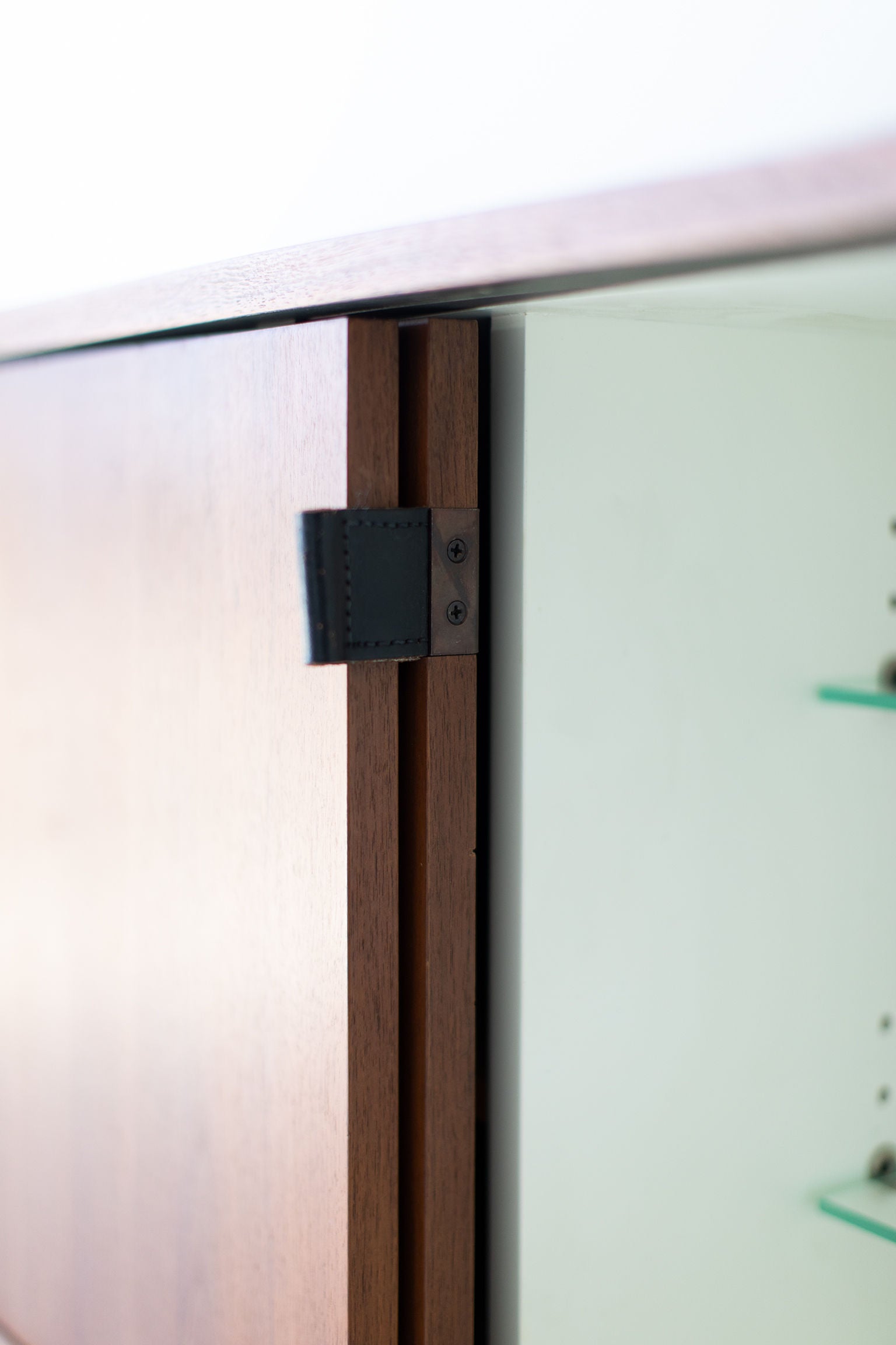 Florence Knoll Walnut Floating Credenza for Knoll Inc.