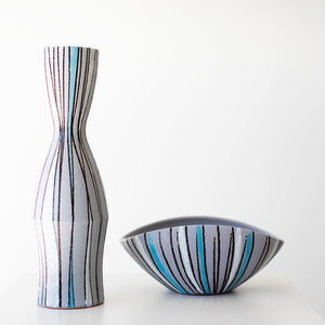 Fratelli Fanciullacci Striped Vase for Ebeling Reuss