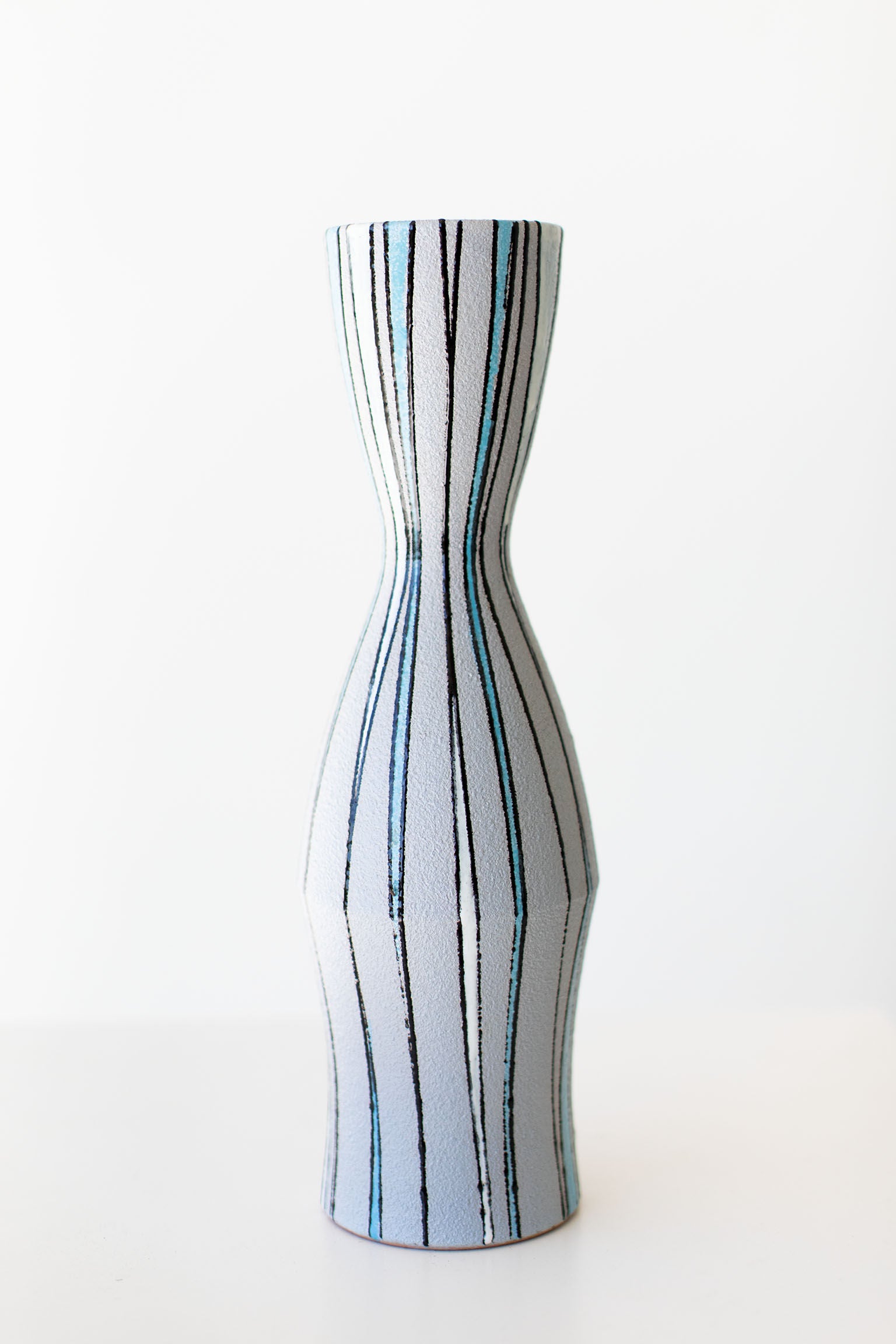 Fratelli Fanciullacci Striped Vase for Ebeling Reuss