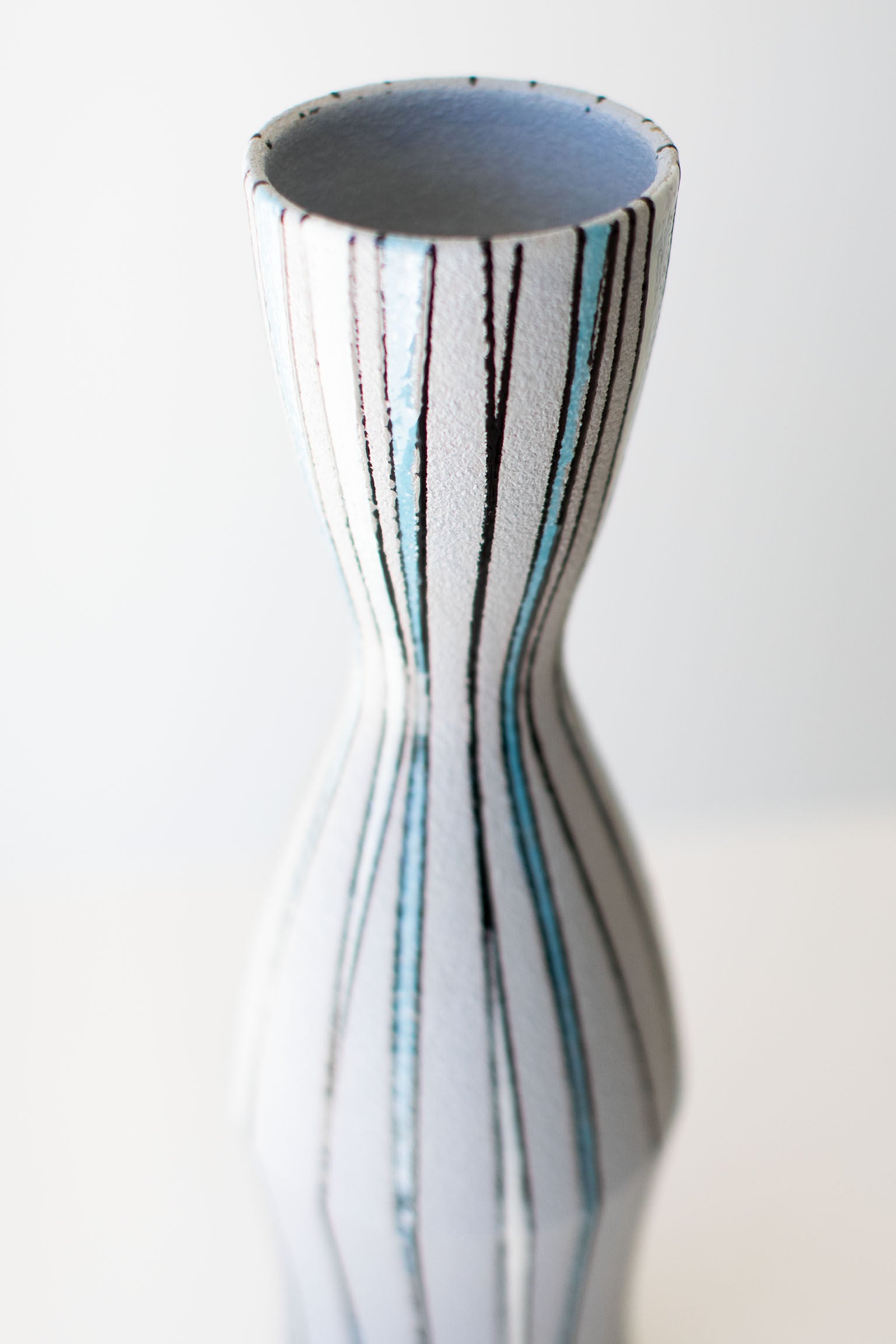 Fratelli Fanciullacci Striped Vase for Ebeling Reuss