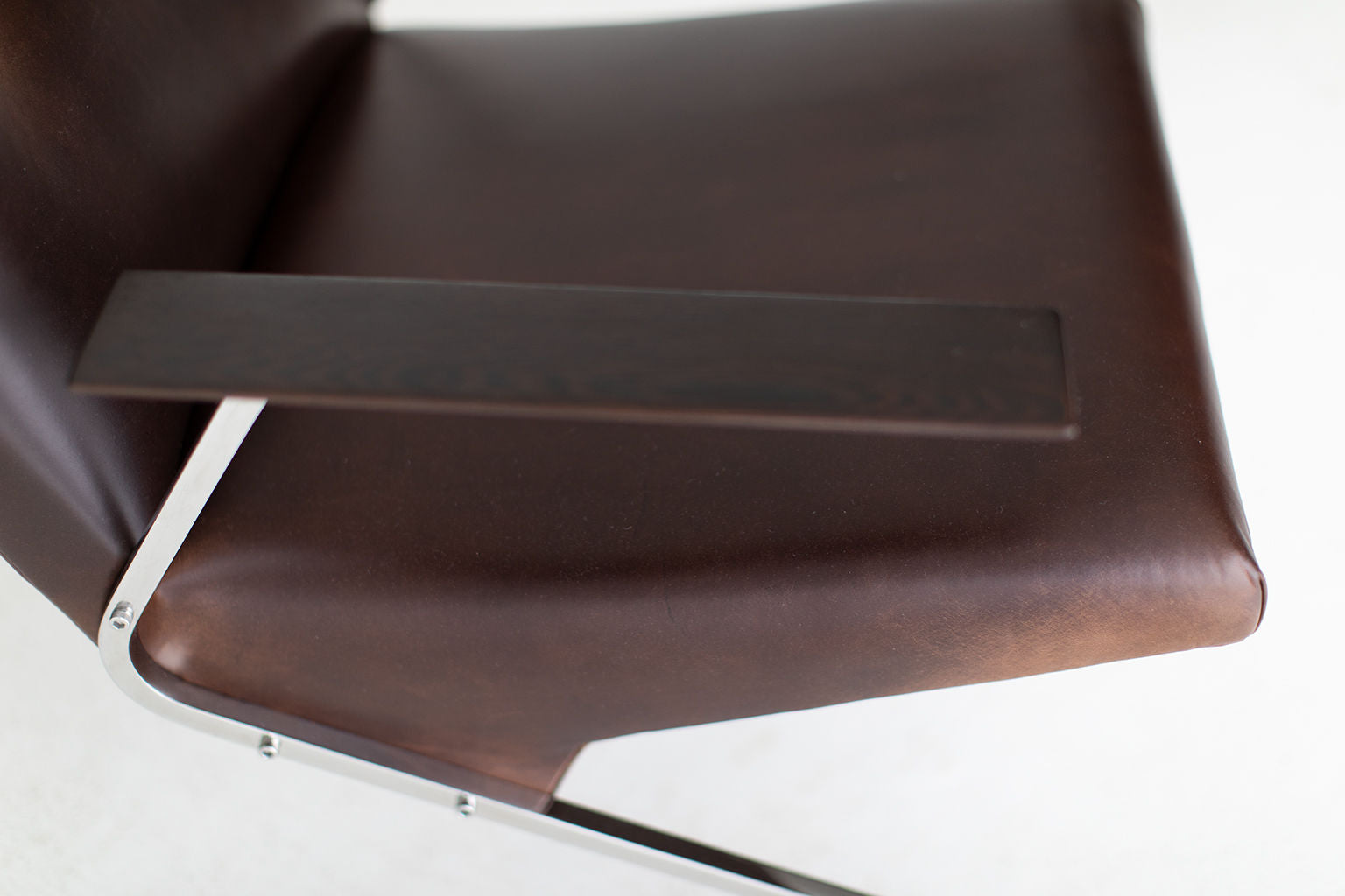 Georges Van Rijck Leather Lounge Chairs for Beaufort