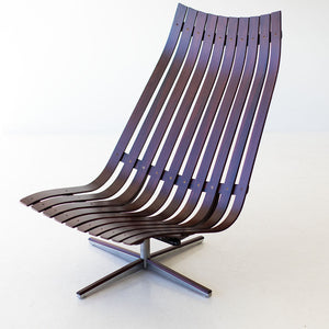 Hans Brattrud Rosewood Lounge Chair for Hove Mobler, Image 02
