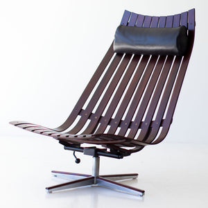 Hans Brattrud Rosewood Lounge Chair for Hove Mobler, Image 05