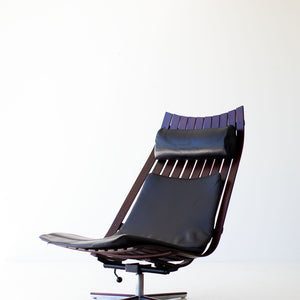 Hans Brattrud Rosewood Lounge Chair for Hove Mobler, Image 11