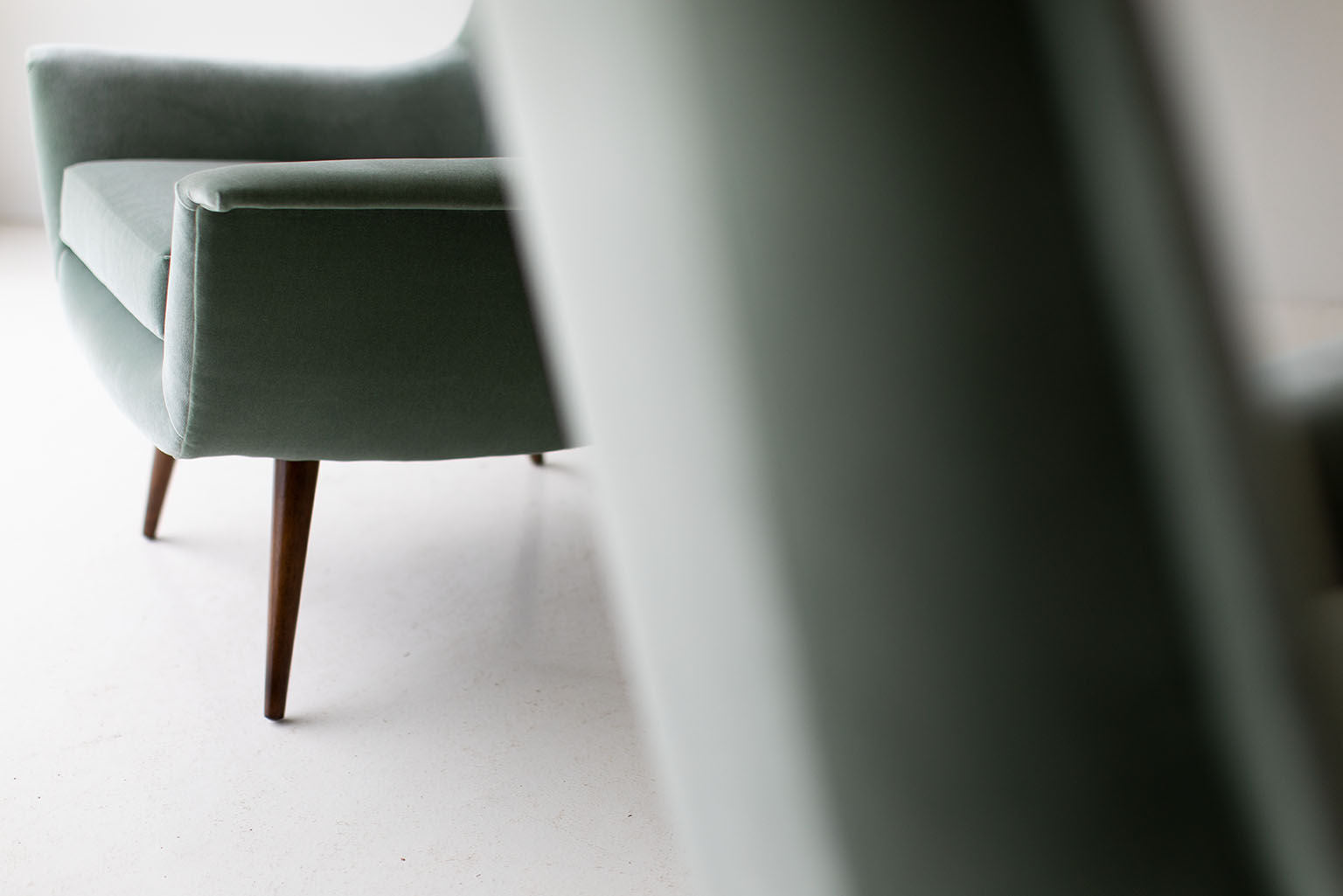 Lawrence Peabody High Back Lounge Chairs For Selig