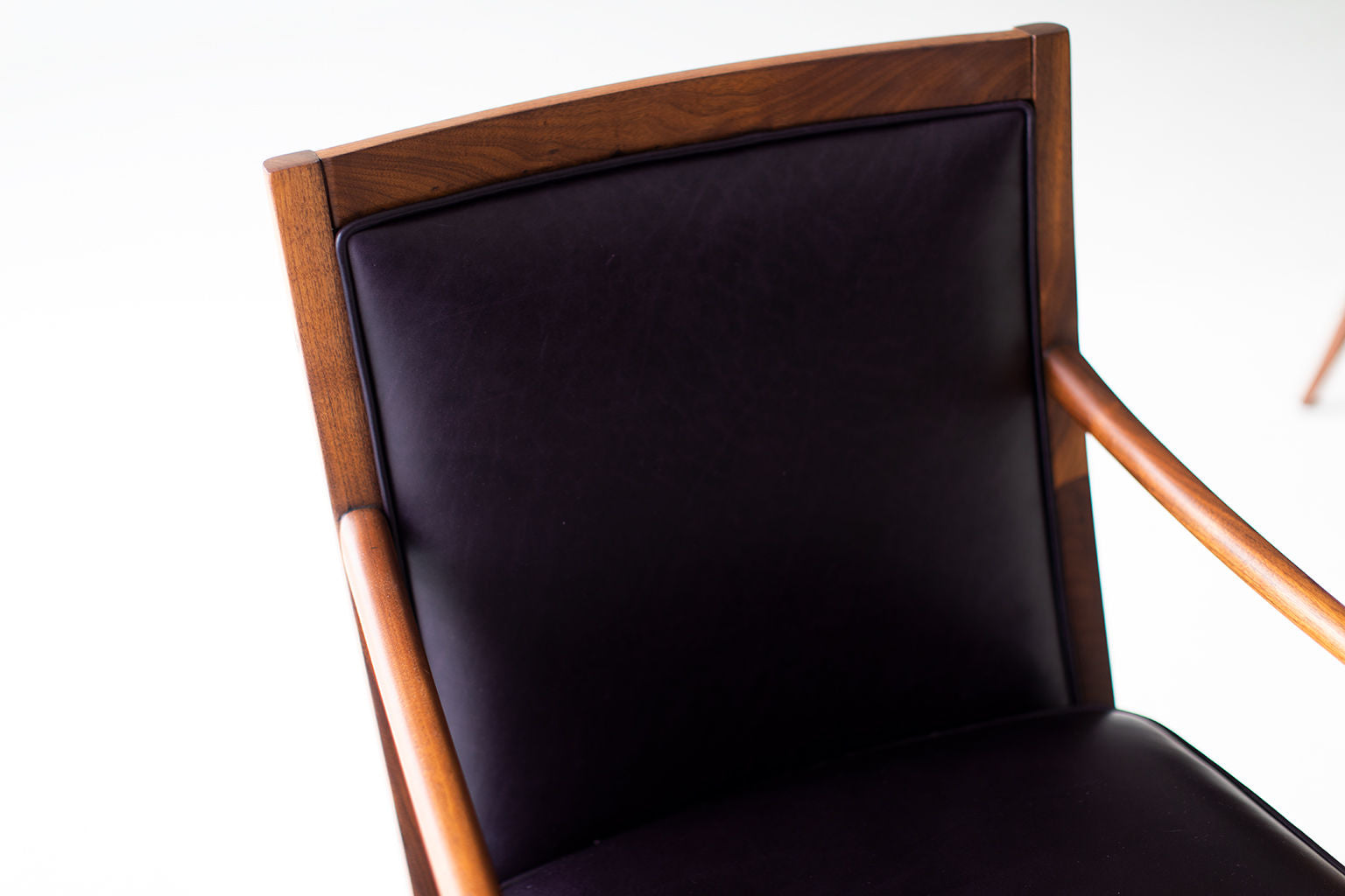 Lawrence Peabody Leather Lounge Chairs for Richardson Nemschoff