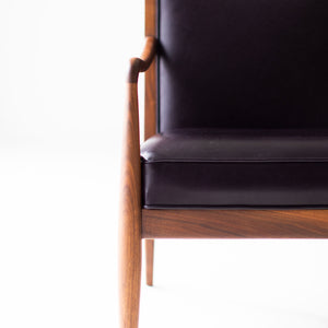 Lawrence Peabody Leather Lounge Chairs for Richardson Nemschoff