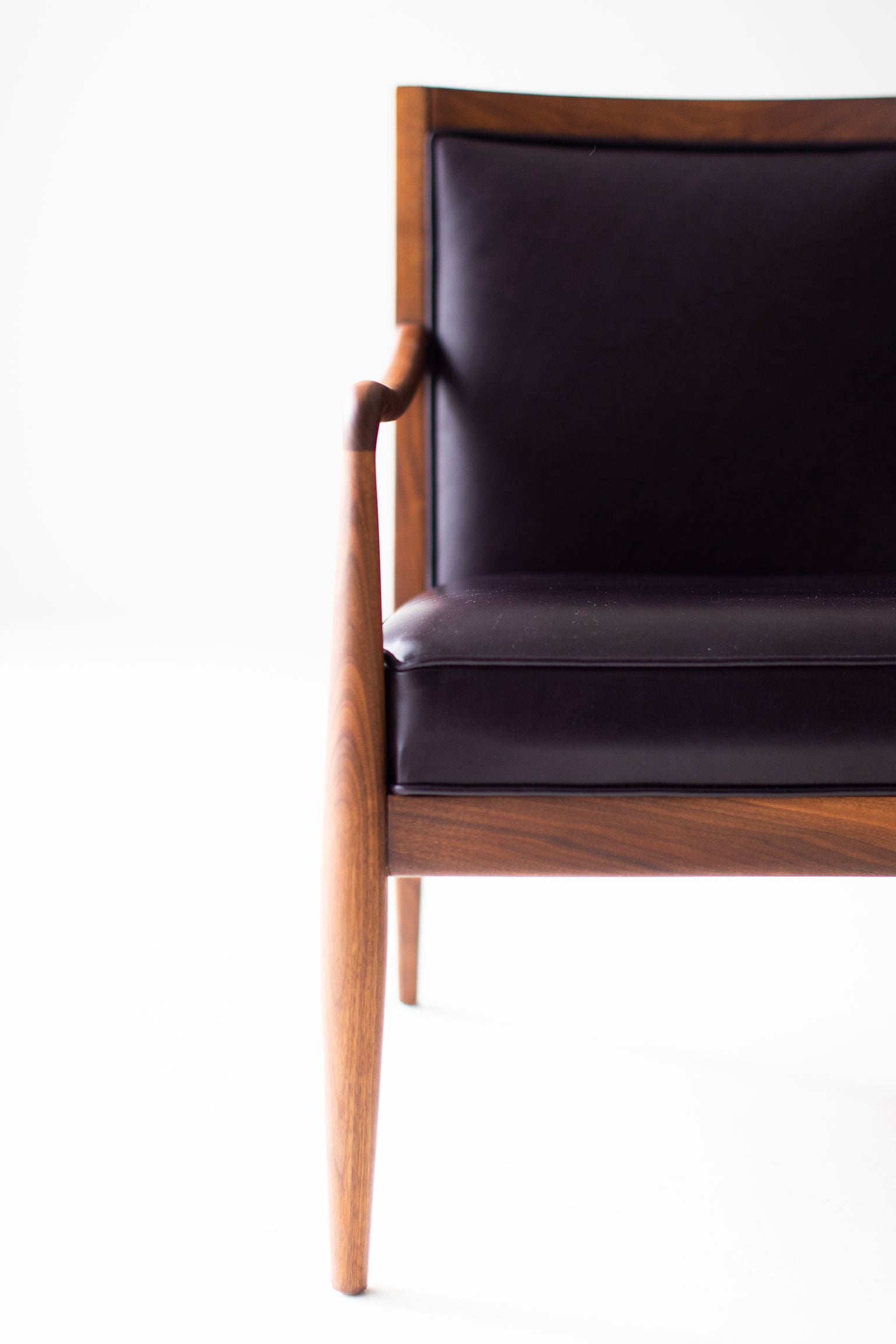 Lawrence Peabody Leather Lounge Chairs for Richardson Nemschoff