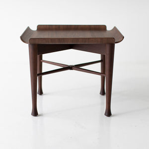 Lawrence Peabody Walnut Side Table 2007 Craft Associates Furniture, Image 01