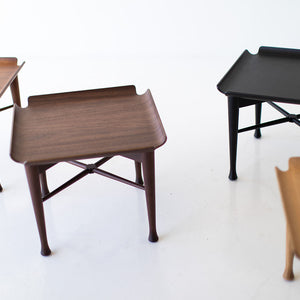 Lawrence Peabody Walnut Side Table 2007 Craft Associates Furniture, Image 03
