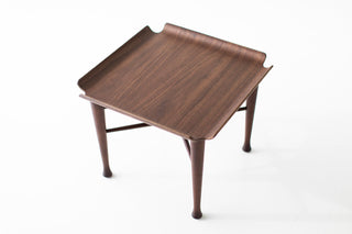 Lawrence Peabody Walnut Side Table 2007 Craft Associates Furniture, Image 07