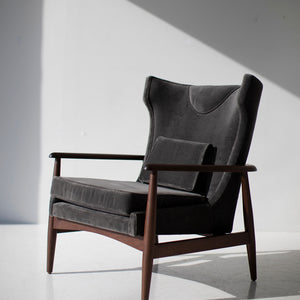 Lawrence Peabody Wing Chair For Craft Associates 2012P, Image 10