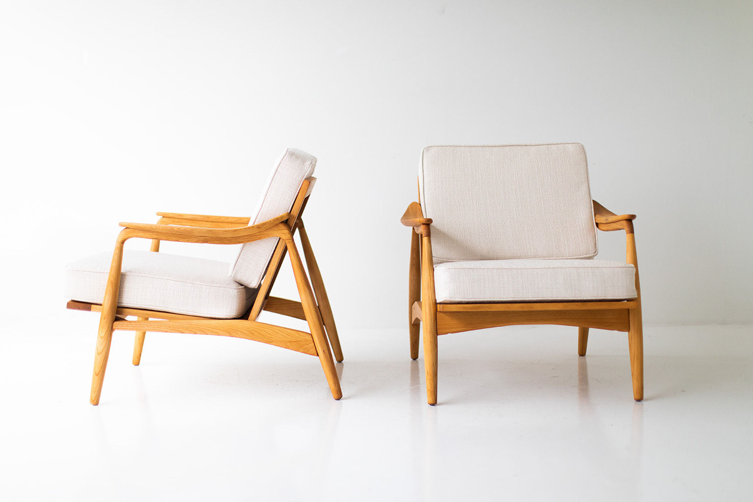 Lawrence Peabody Lounge Chairs for Richardson Nemschoff