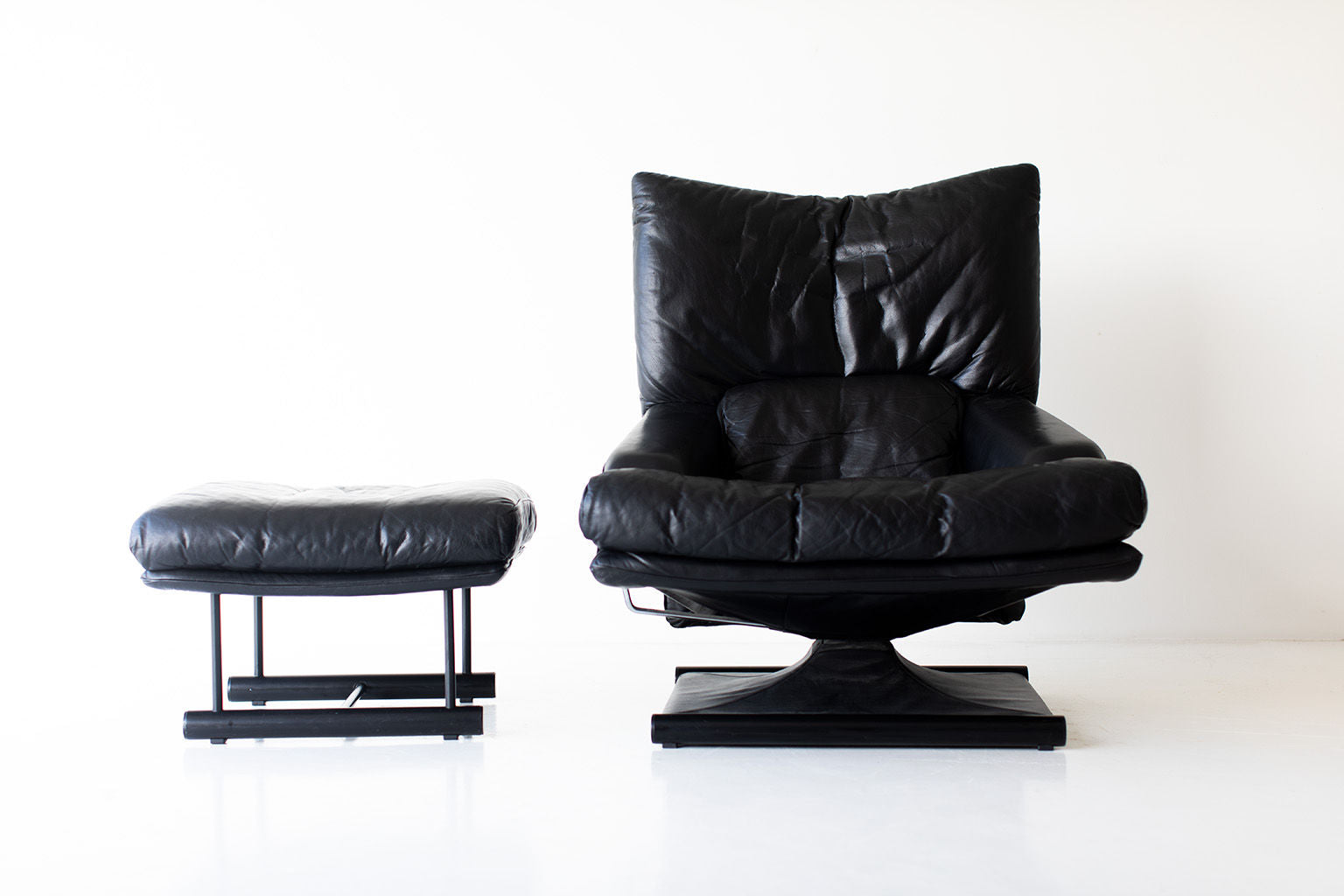 Mathias Hoffmann Lounge Chair and Ottoman for Rolf Benz