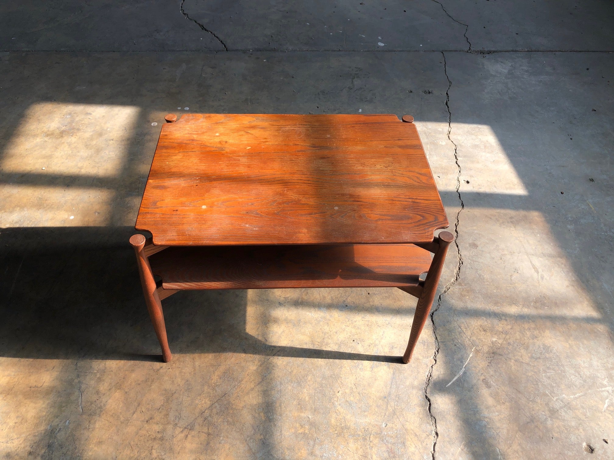 Mid Century Modern Tiered Side Table