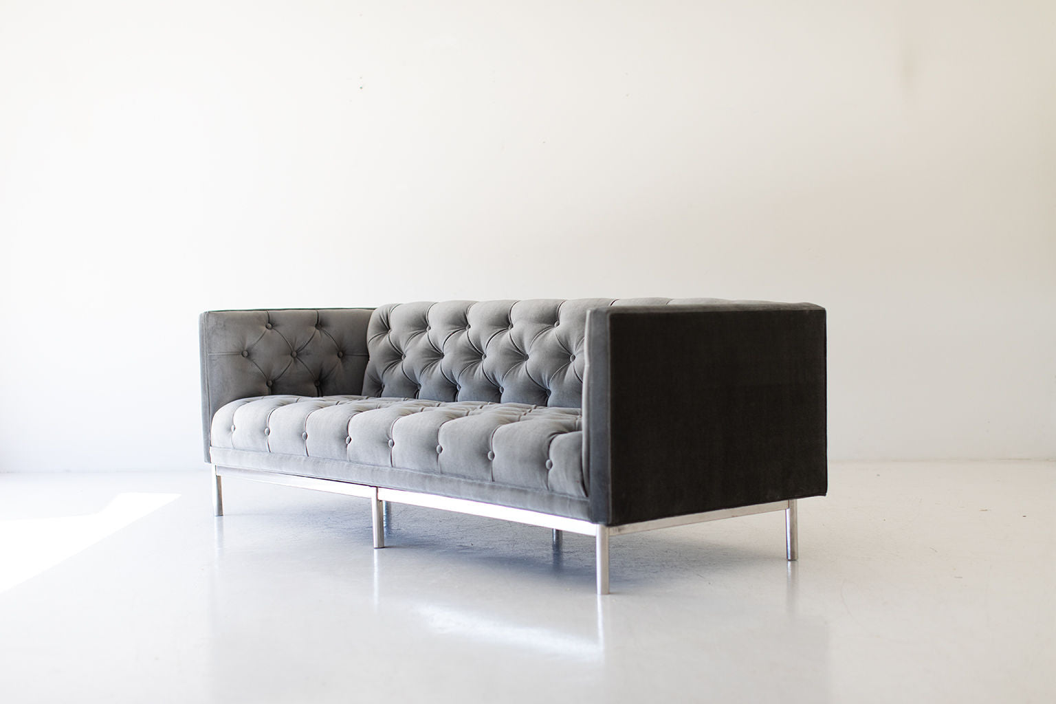 Mid Century Modern Tufted Sofa