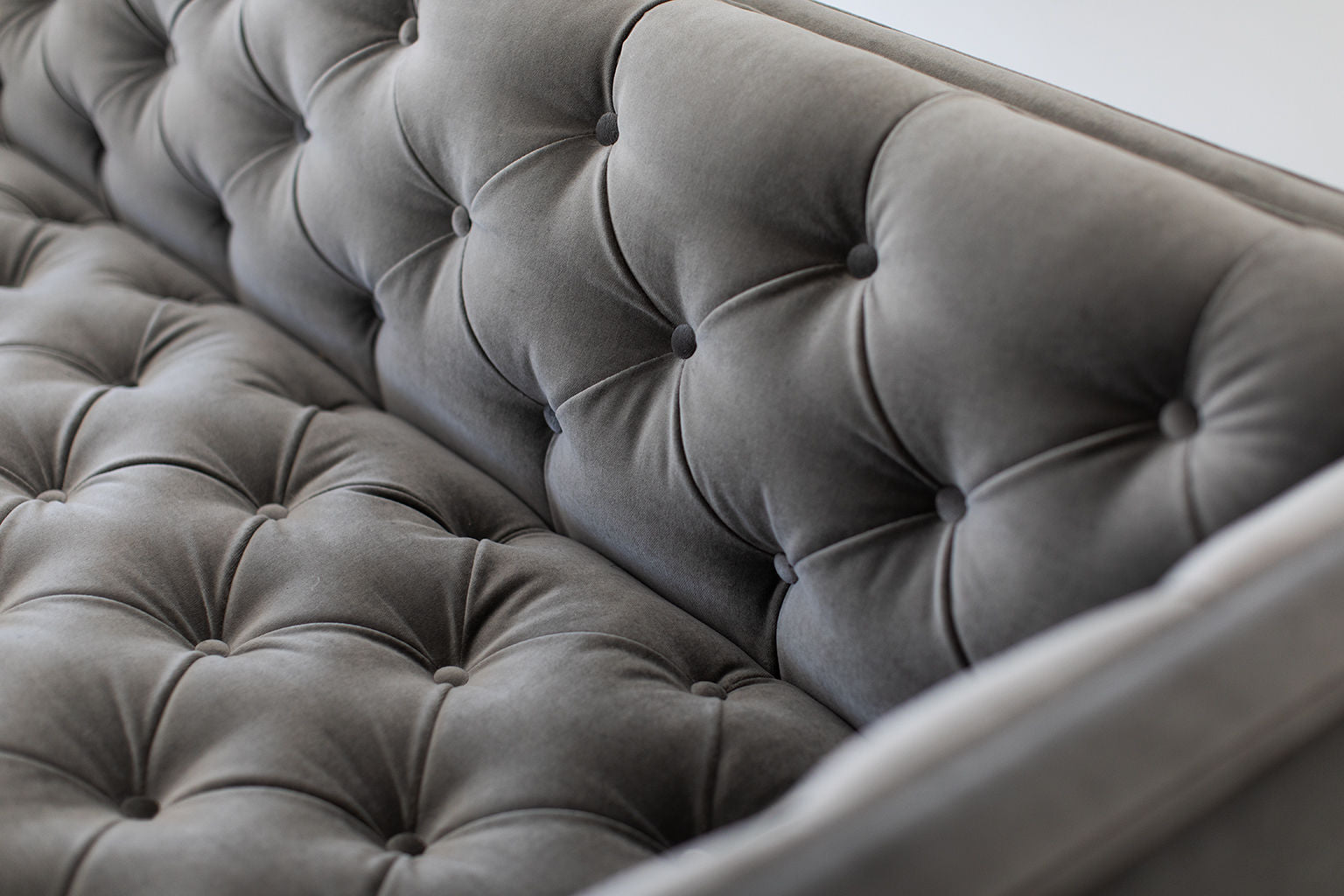 Mid Century Modern Tufted Sofa