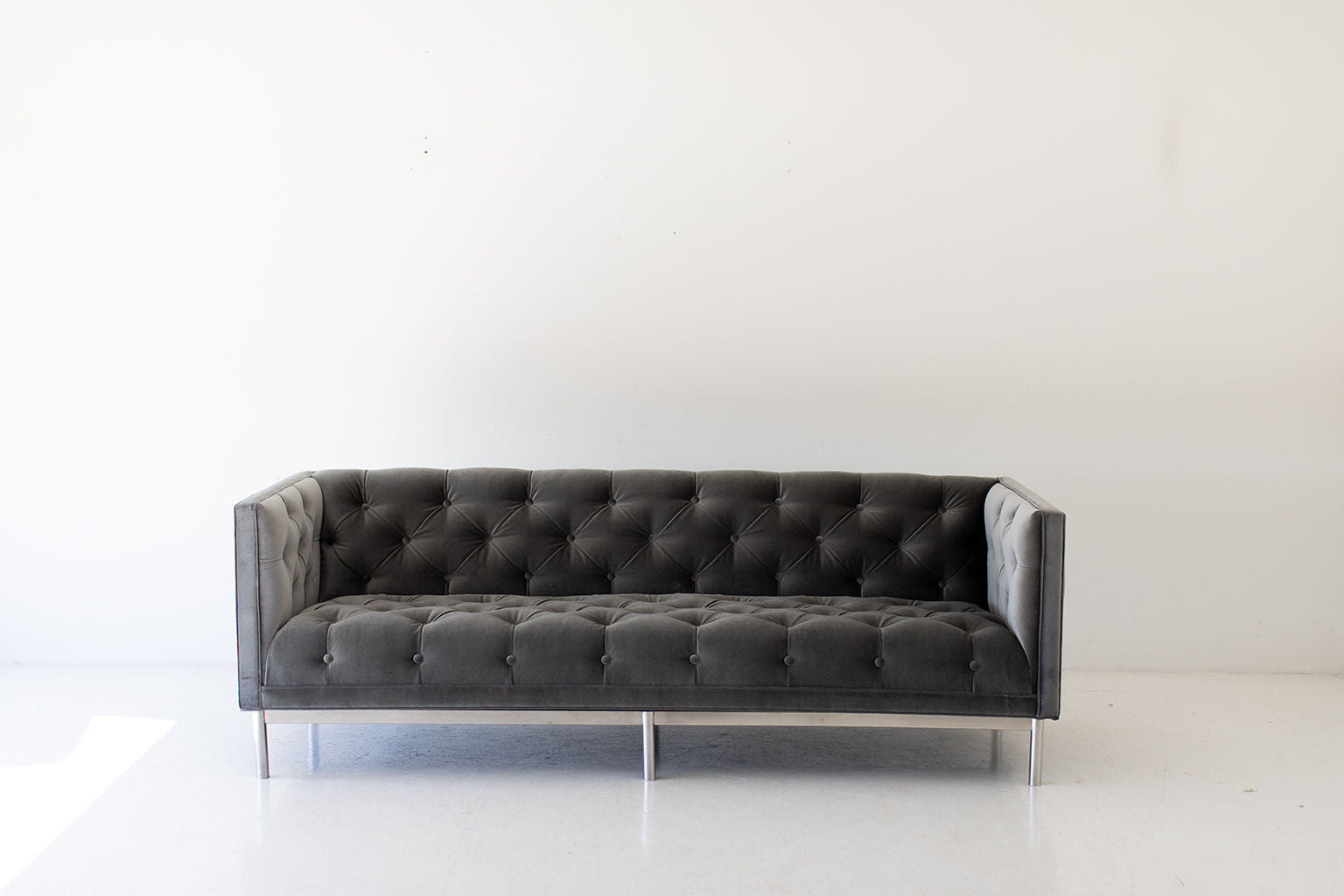 Mid Century Modern Tufted Sofa
