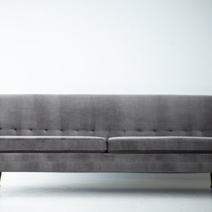 Mid-Century Modern Velvet Sofa for Selig, Image 01