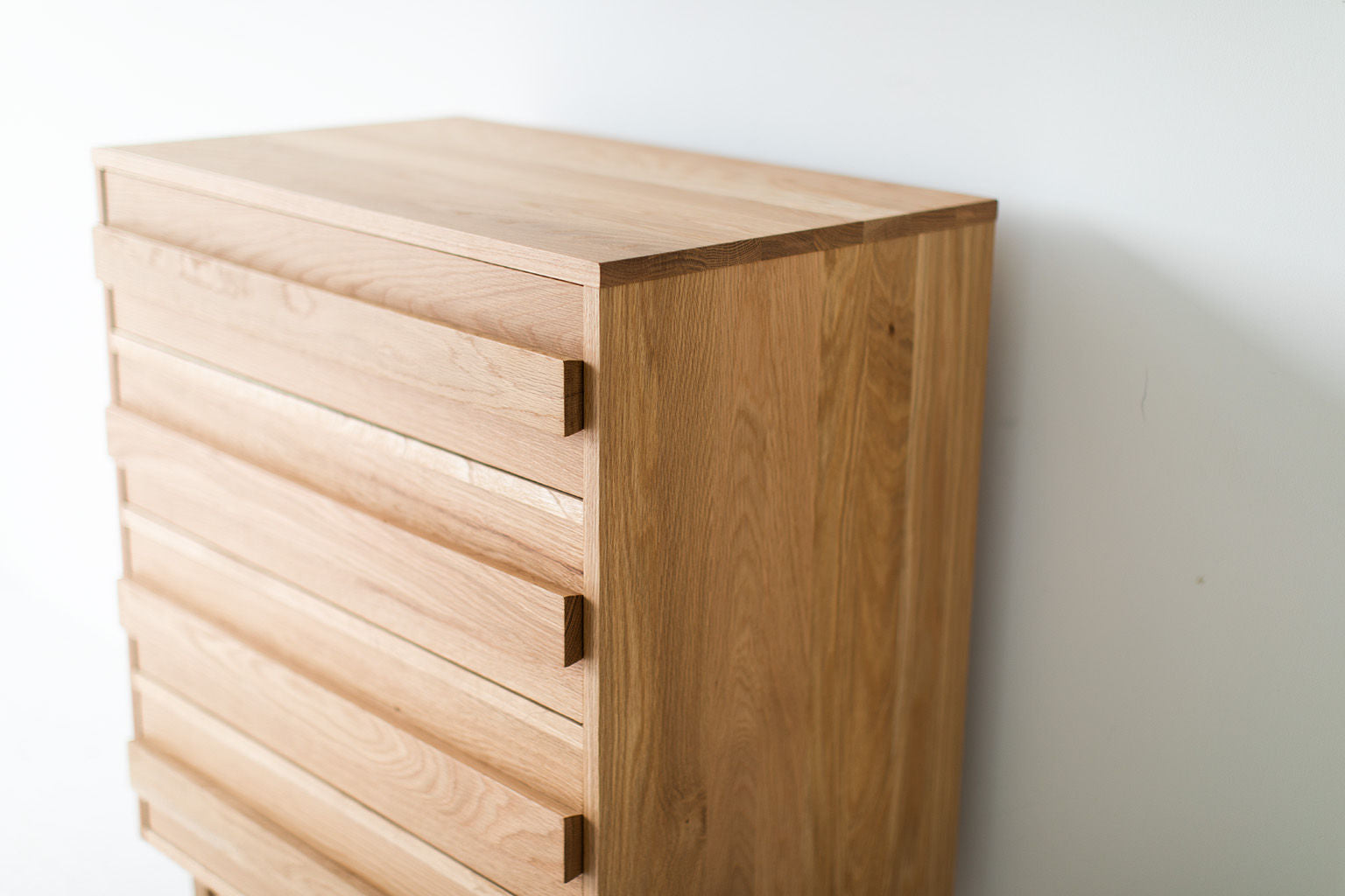 Mid Century Modern White Oak Dresser for Bertu Home