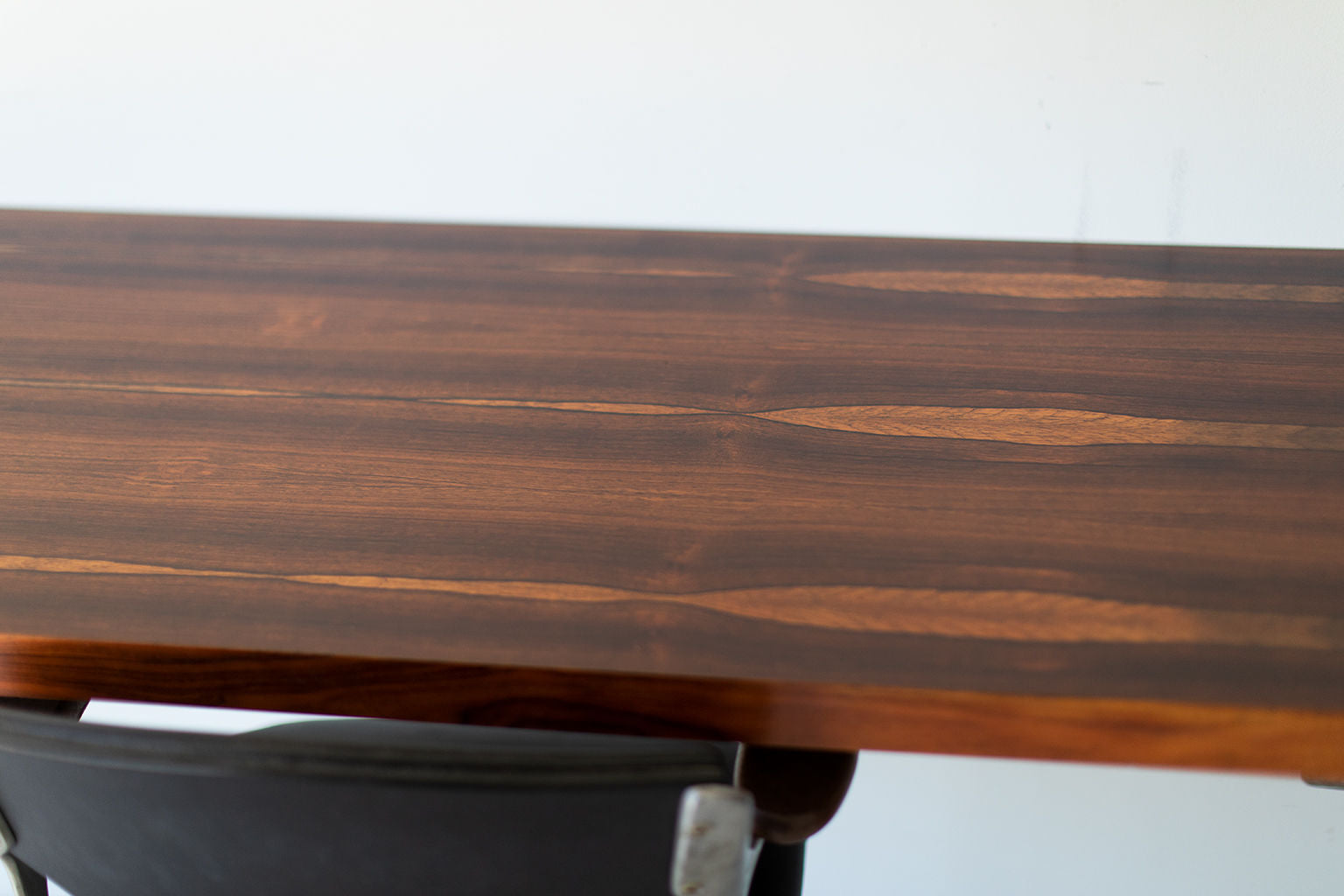 Milo Baughman Rosewood and Brass Floating Desk for Thayer Coggin