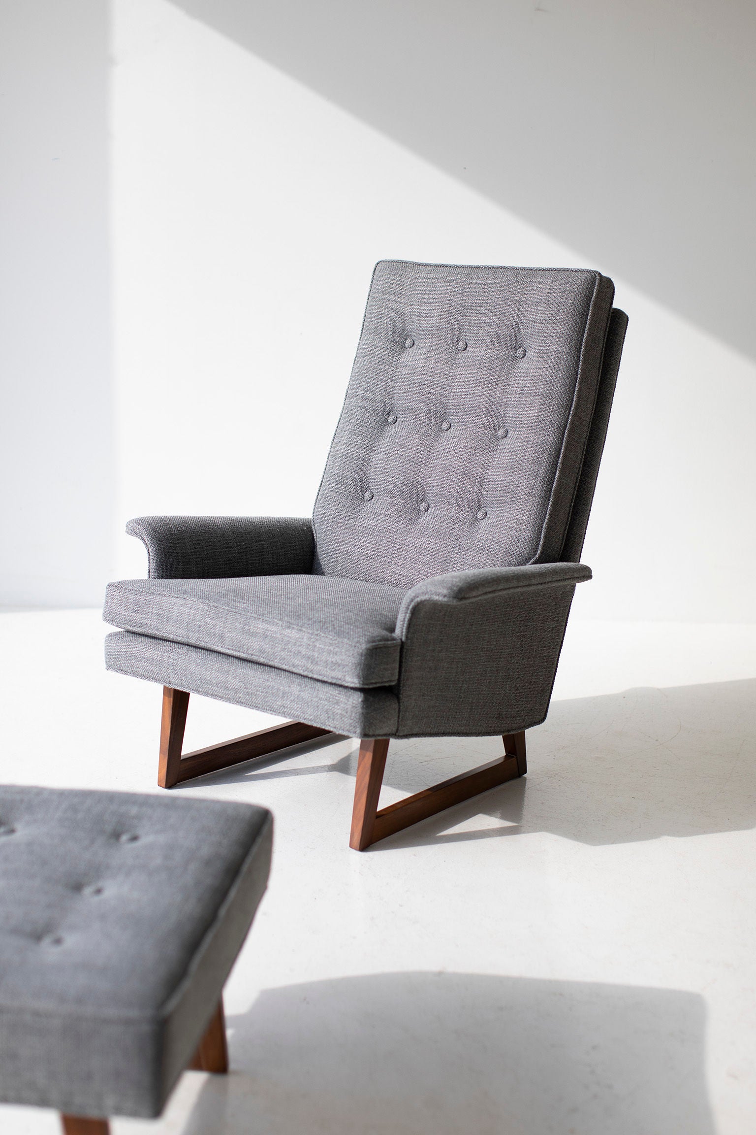 Milo Baughman Lounge Chair and Ottoman for Thayer Coggin - 02081901