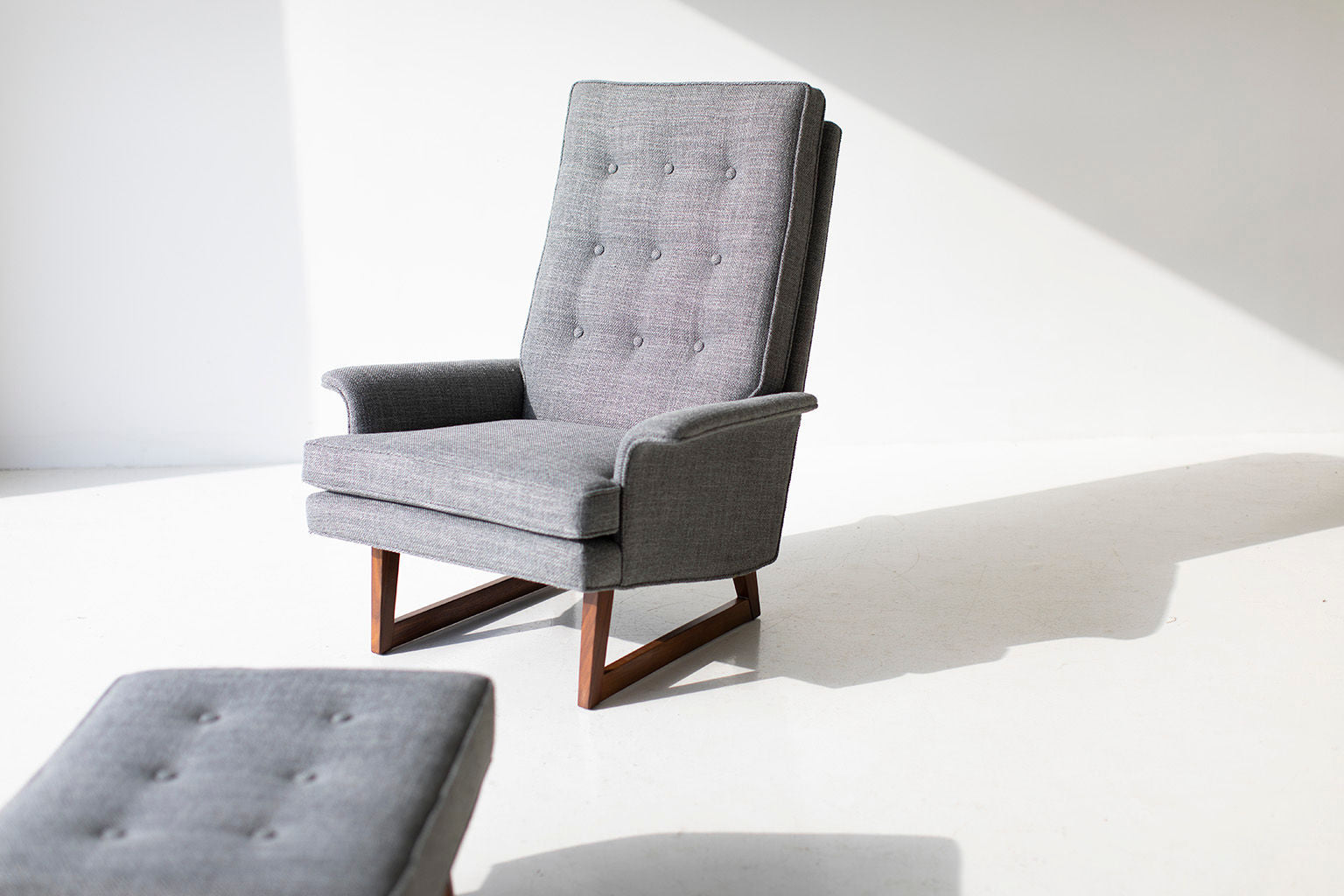 Milo Baughman Lounge Chair and Ottoman for Thayer Coggin - 02081901