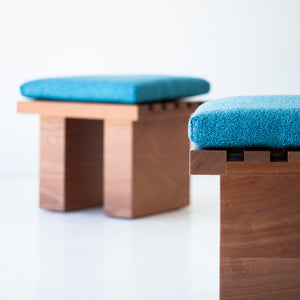 Modern Patio Furniture - Suelo Slatted Ottoman - 3322, 04